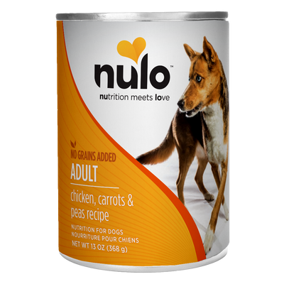 Nulo Dog Grain-Free Chicken, Peas, & Carrots 369g Can