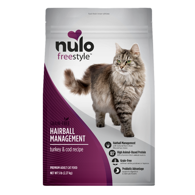 Nulo FreeStyle Adult Cat Hairball Management Turkey & Cod 2.27KG Bag