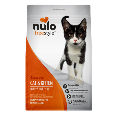 Nulo FreeStyle Cat & Kitten Grain-Free Turkey & Duck 2.27KG Bag