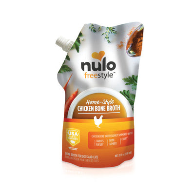 Nulo FreeStyle Dog Cat Chicken Bone Broth 20 fl oz Pouch