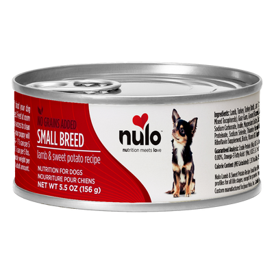 Nulo Small Breed Dog Grain-Free Lamb & Sweet Potato 156g Can