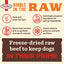 Primal Canine Beef Kibble in the Raw
