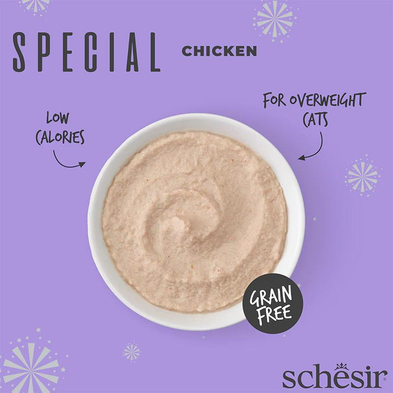 Schesir Special Mousse (Light) For Cat - Chicken 70g