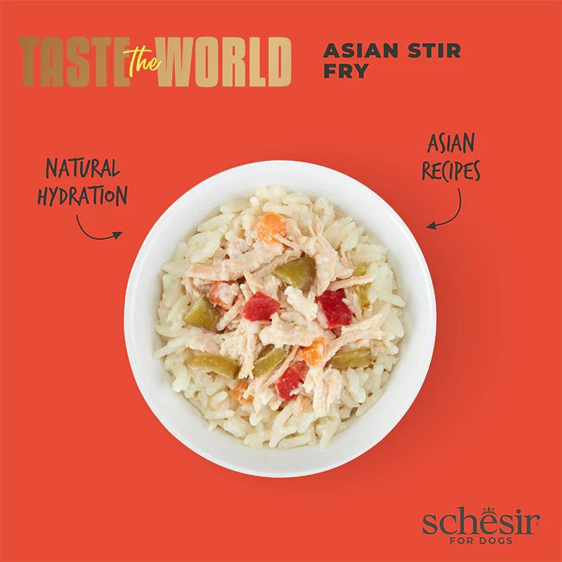 Schesir Taste The World Dog Wholefood - Asian Stir Fry 150g