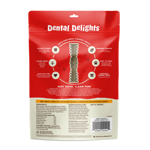 Stella & Chewy? Dog Dental Treats Delights Medium