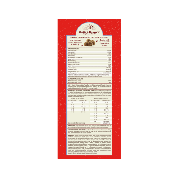 Stella & Chewy’s Raw Coated Wholesome Grains Puppy Cage-Free Chicken Recipe with Pumpkin & Quinoa