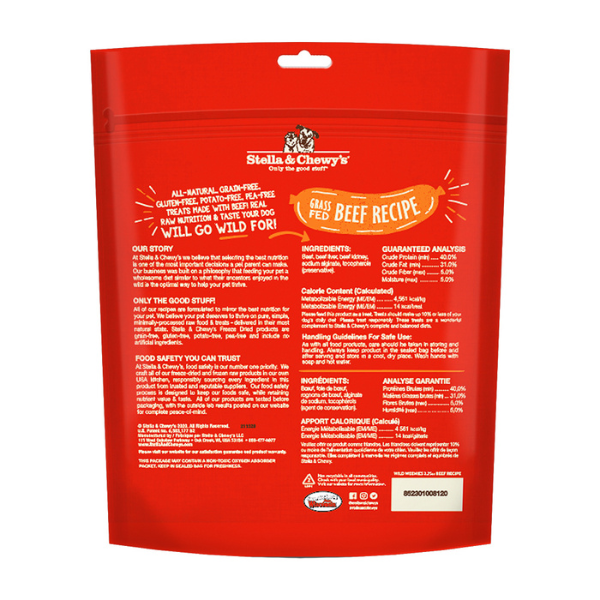Stella & Chewys Wild Weenies - Grass-Fed Beef 3.25oz