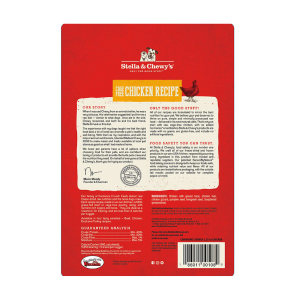 Stella & Chewys Dog FD Carnivore Crunch - Chicken - 3.25 oz