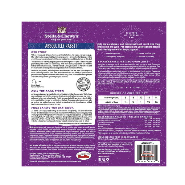 Stella & Chewys Cat FD Absolutely Rabbit