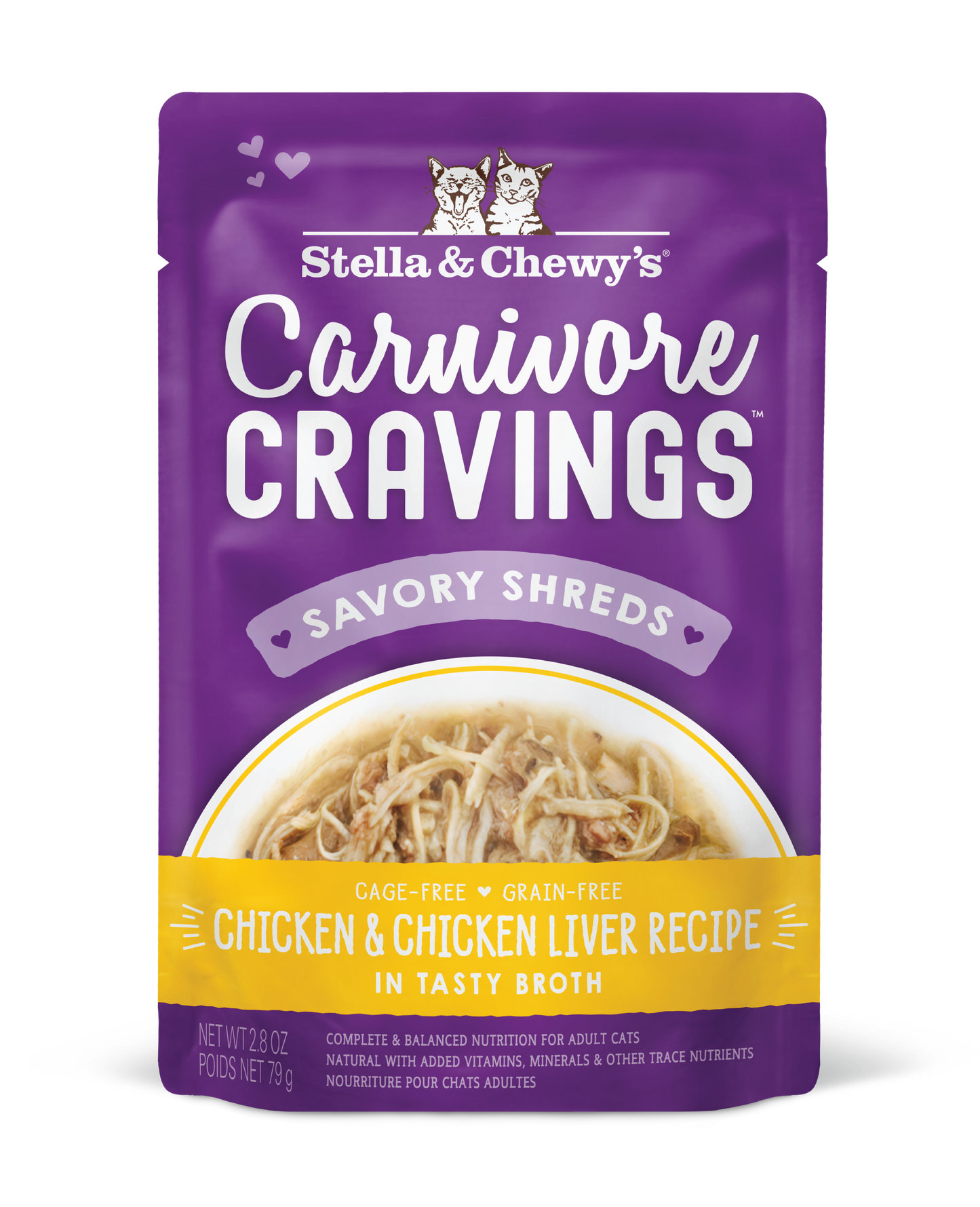 Stella & Chewy's Carnivore Cravings Chicken & Chicken Liver Recipe - 2.8 Oz