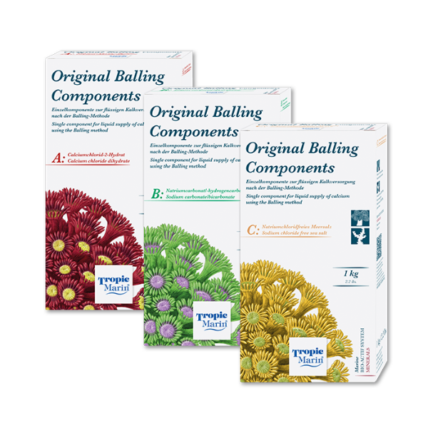 Tropic Marine Original Balling Components Set ABC 3 x 1 kg / 3 x 35.3 ...