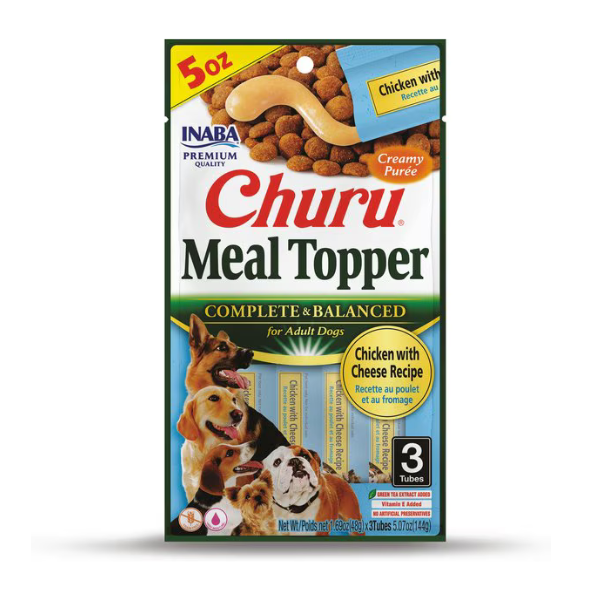 Inaba Dog MEGA Churu Chicken with Cheese Recipe - 3PCS/PK - 144g