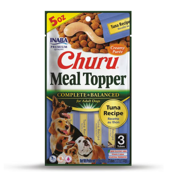 Inaba Dog MEGA Churu Tuna Recipe - 3PCS/PK - 144g