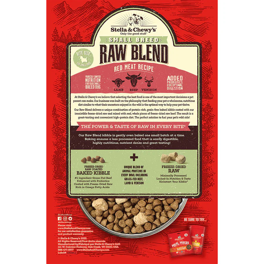 Stella & Chewys Raw Blend Red Meat Small Breed Recipe