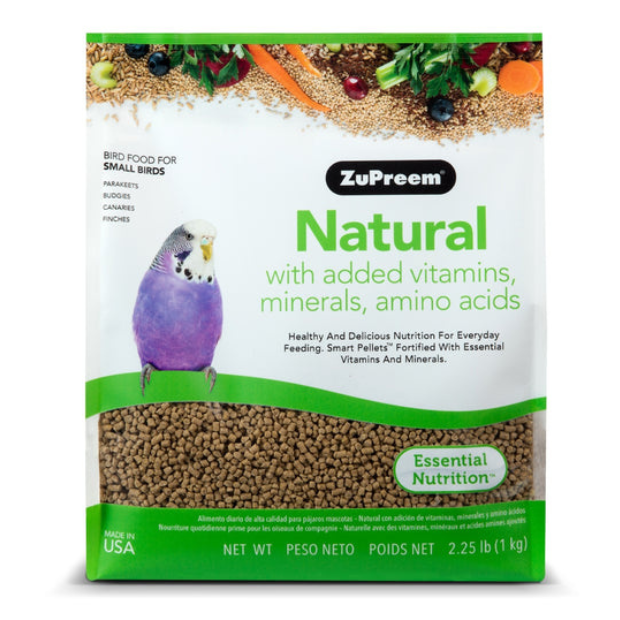 Zupreem Natural Avian Diet - Small Birds 2.25lb (1.13kg)