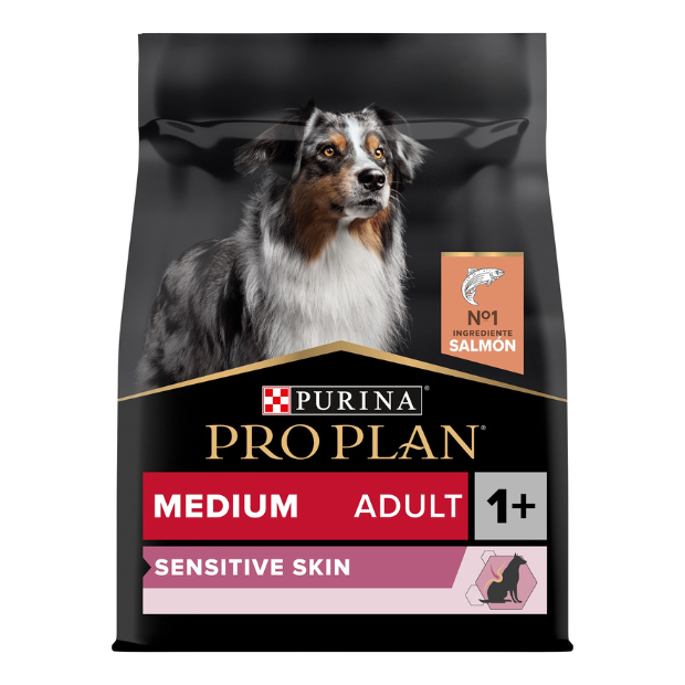Purina Pro Plan Sensitive Skin Medium Adult, Dry Dog food with Salmon, 14 kg