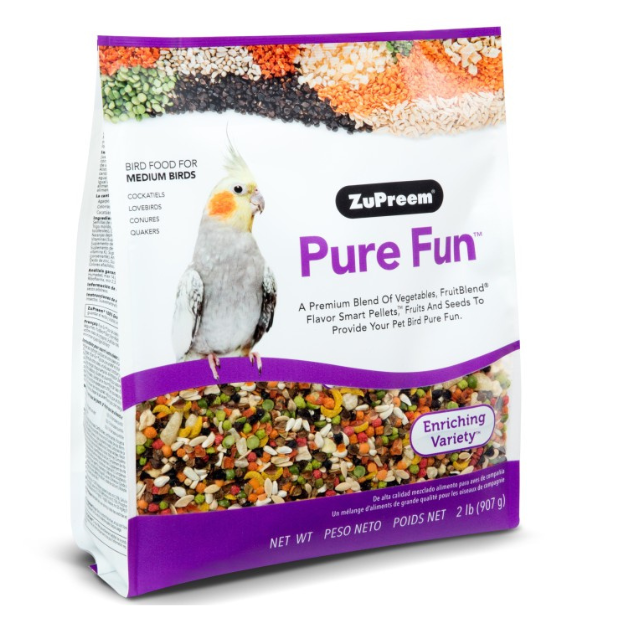 Zupreem Pure Fun Medium Birds 2lb (0.91kg)