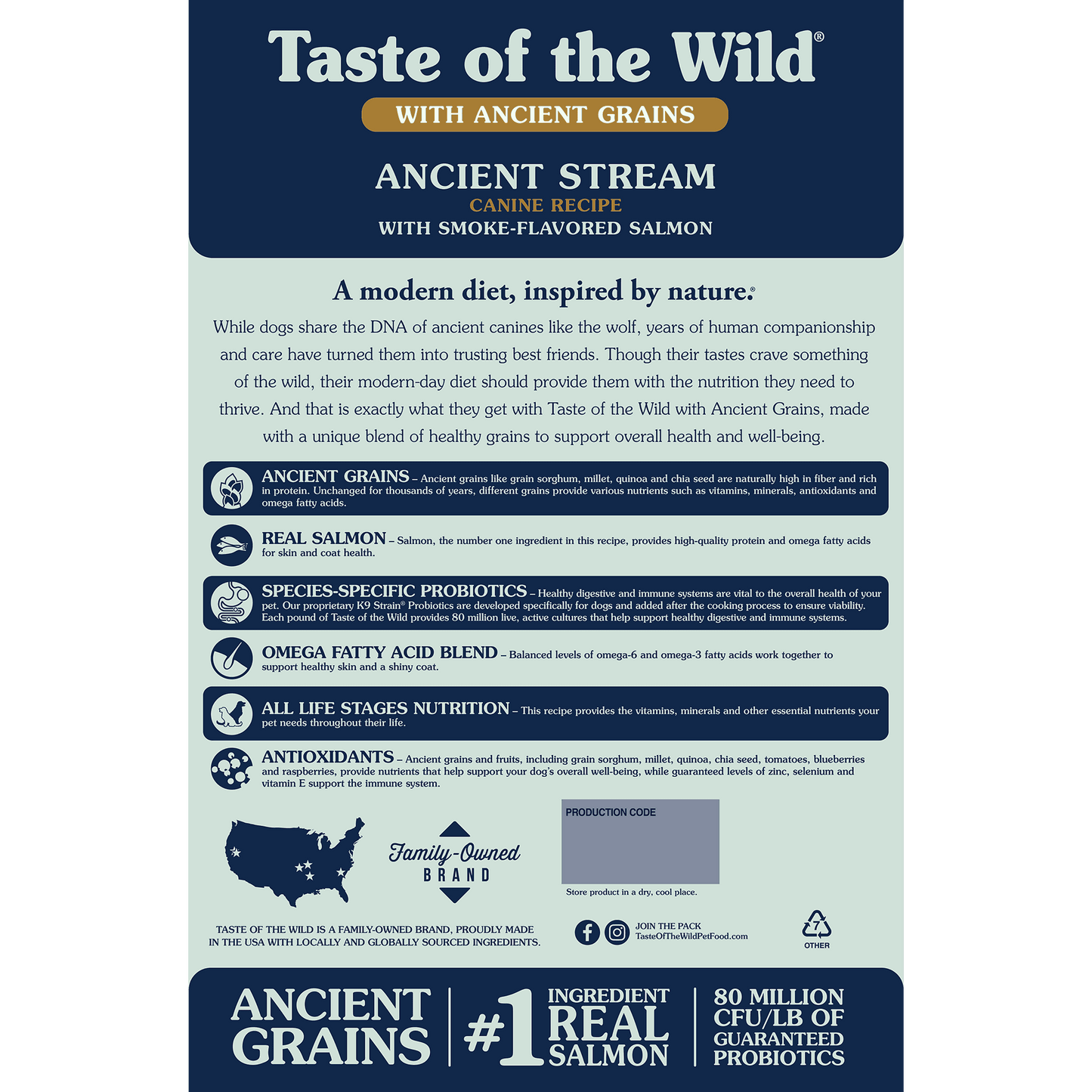 Taste Of Wild Ancient Stream Canine Recipe - Salmon