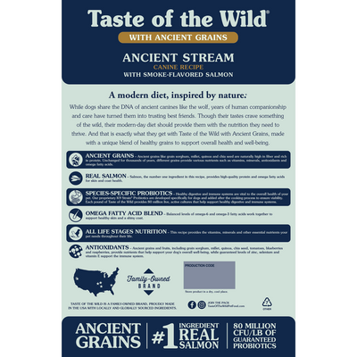 Taste Of Wild Ancient Stream Canine Recipe - Salmon
