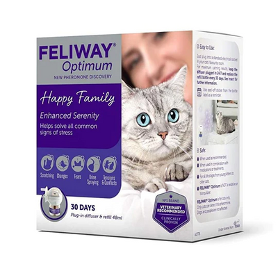  Feliway Optimum Diffuser + Refill 48 ml 