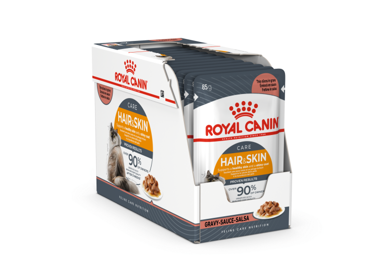 Royal Canin Feline Care Nutrition Hair & Skin Jelly (INTENSE BEAUTY) (Cat Wet Food - Pouches)