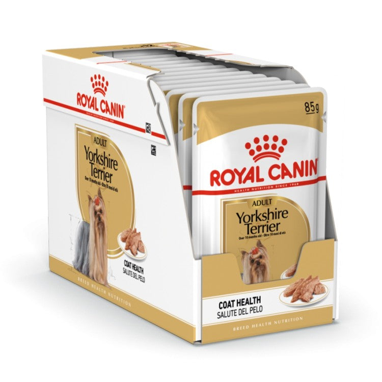 Royal Canin Breed Health Nutrition Yorkshire Adult (Dog Wet Food - Pouches)