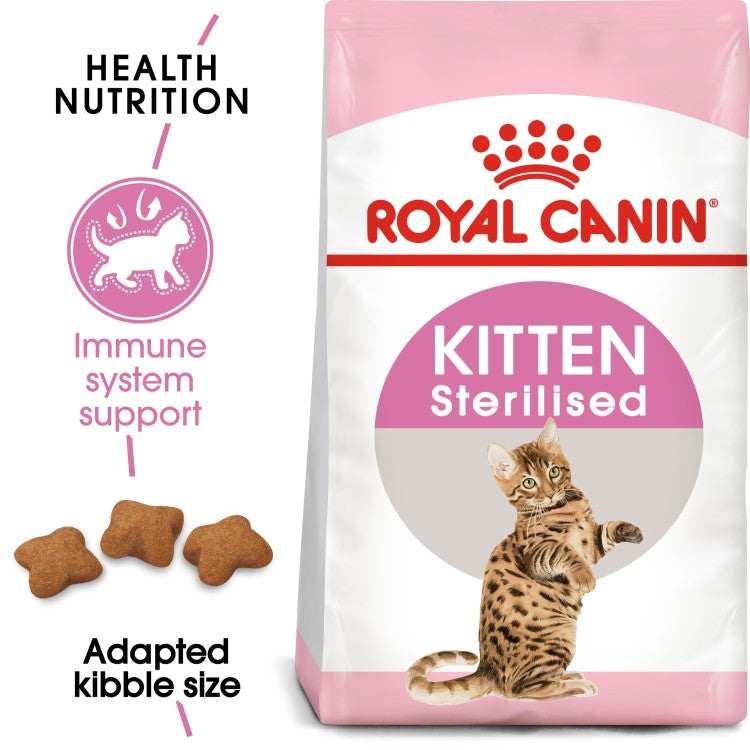 Royal Canin  Feline Health Nutrition Kitten Sterilised Dry Food 2 KG
