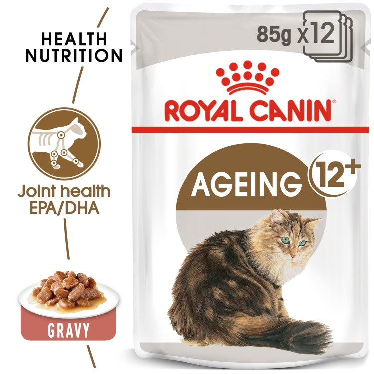 Royal Canin  Feline Health Nutrition Ageing  Jelly (Cat Wet Food - Pouches)