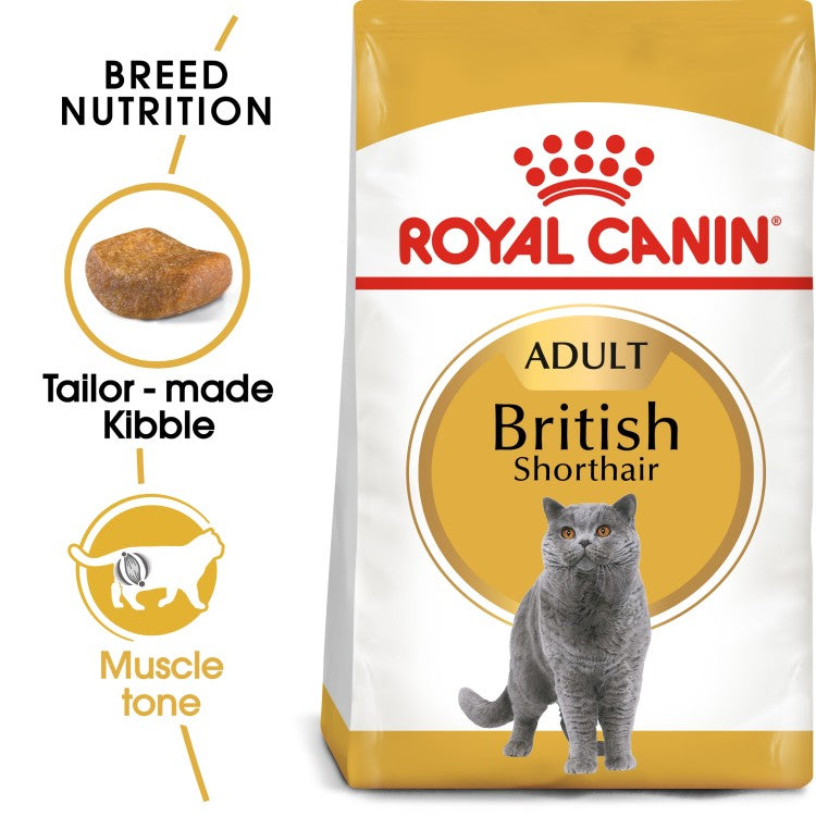 Royal Canin Feline Breed Nutrition British Shorthair Adult Dry Cat Food - 4kg