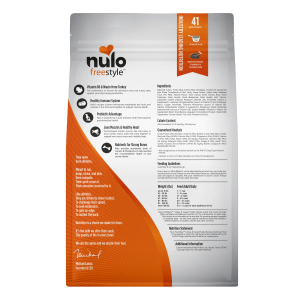 Nulo FreeStyle Adult Dog Turkey & Sweet Potato Dry Food
