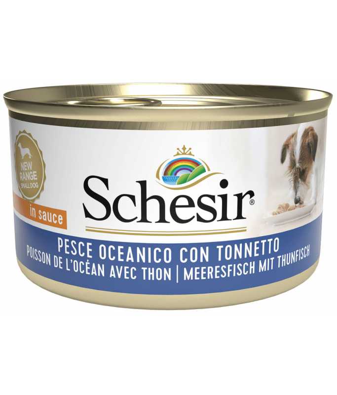 Schesir Dog Wet Food Can-Ocean Fish with Tuna[Weight - 85g]
