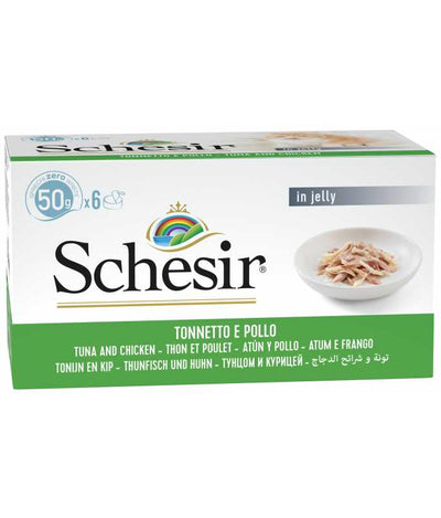 Schesir Cat Multipack Can Tuna with Chicken-6x50g[Weight - 300g]