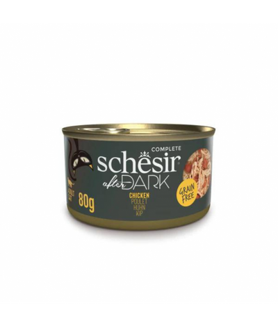 Schesir After Dark Wholefood In Broth For Cat - Chicken 80g 