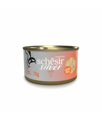 Schesir Silver Senior Cat Wholefood - Chicken 70g 