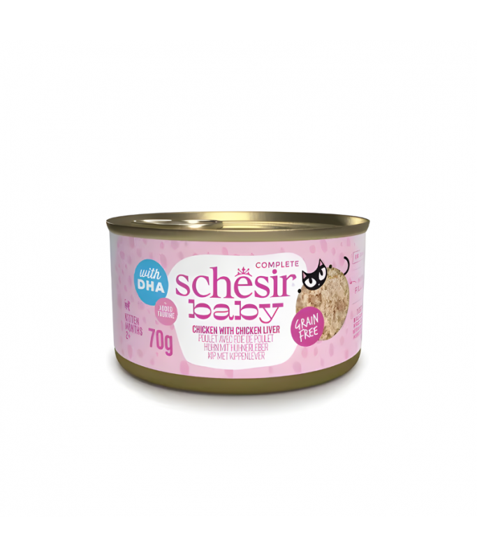 Schesir Baby Kitten Wholefood - Chicken With Chicken Liver 70g 