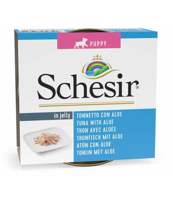 Schesir Puppy Can-Wet Food Tuna with Aloe-