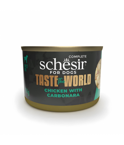 Schesir Taste The World Dog Wholefood - Chicken With Carbonara150g 