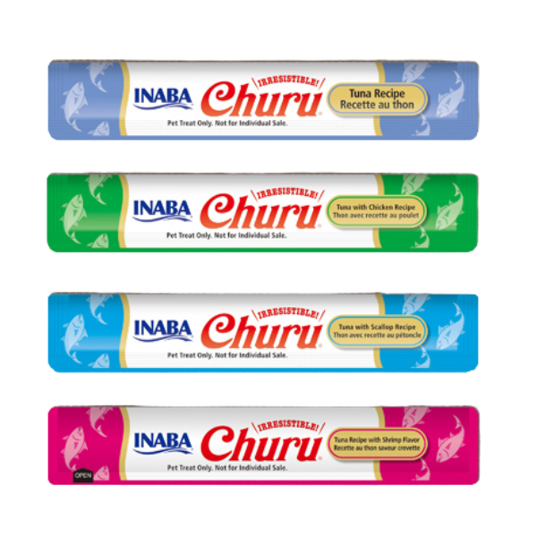 Inaba Churu Tuna & Seafood Variety Box 40PCS - 560g