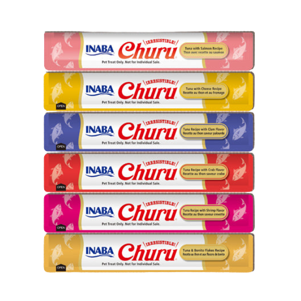 Inaba Churu Tuna Seafood Variety 60PCS/PK - 840g