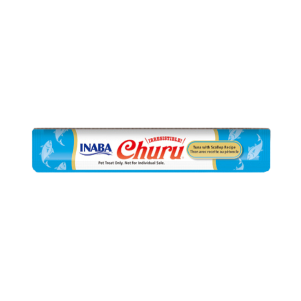 Inaba Churu Tuna with Scallop Recipe Cat Treat 4PCS/PK - 56g