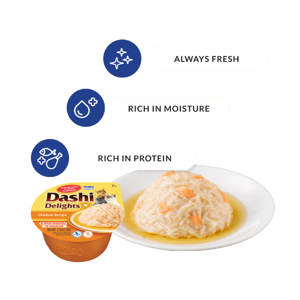Inaba Dashi Delight Chicken Recipe Cat Treat 70G