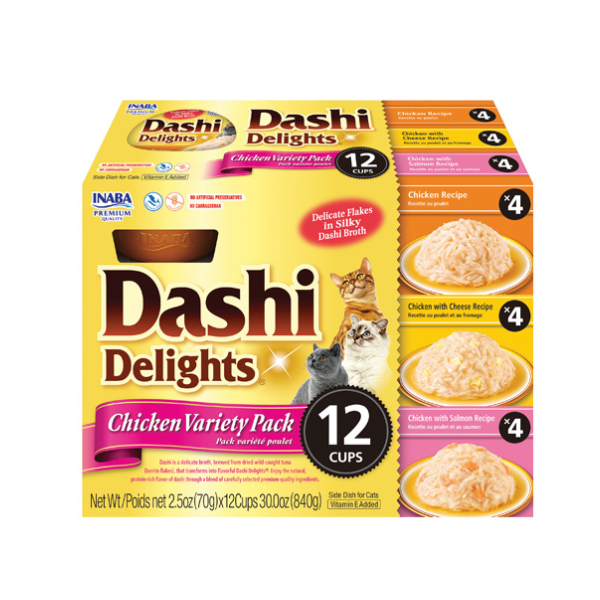 Inaba Dashi Delight Chicken Variety 12PCS/PK - 840g