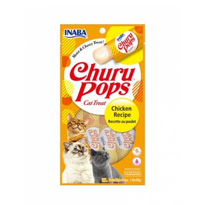 Inaba Churu Pops Chicken Recipe 4PCS/PK - 60g