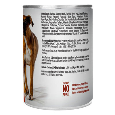 Nulo Dog Grain-Free Turkey & Sweet Potato 369g Can