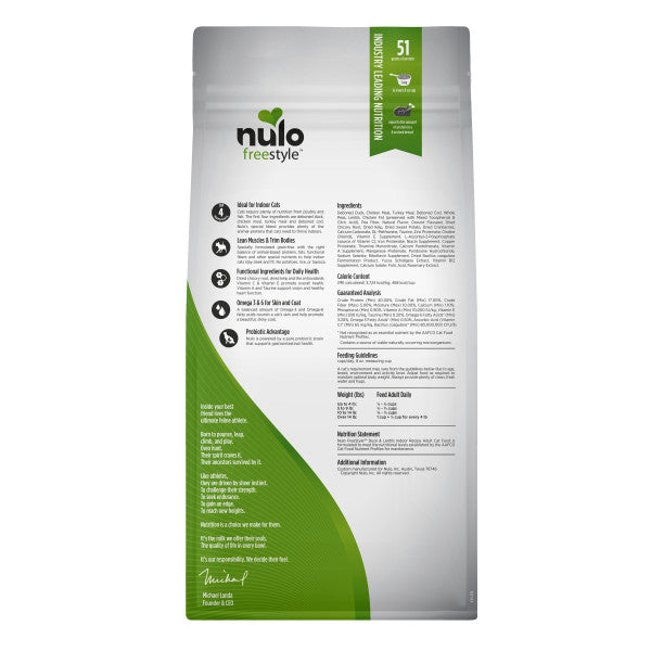 Nulo FreeStyle Indoor Cat Grain-Free Duck & Lentils