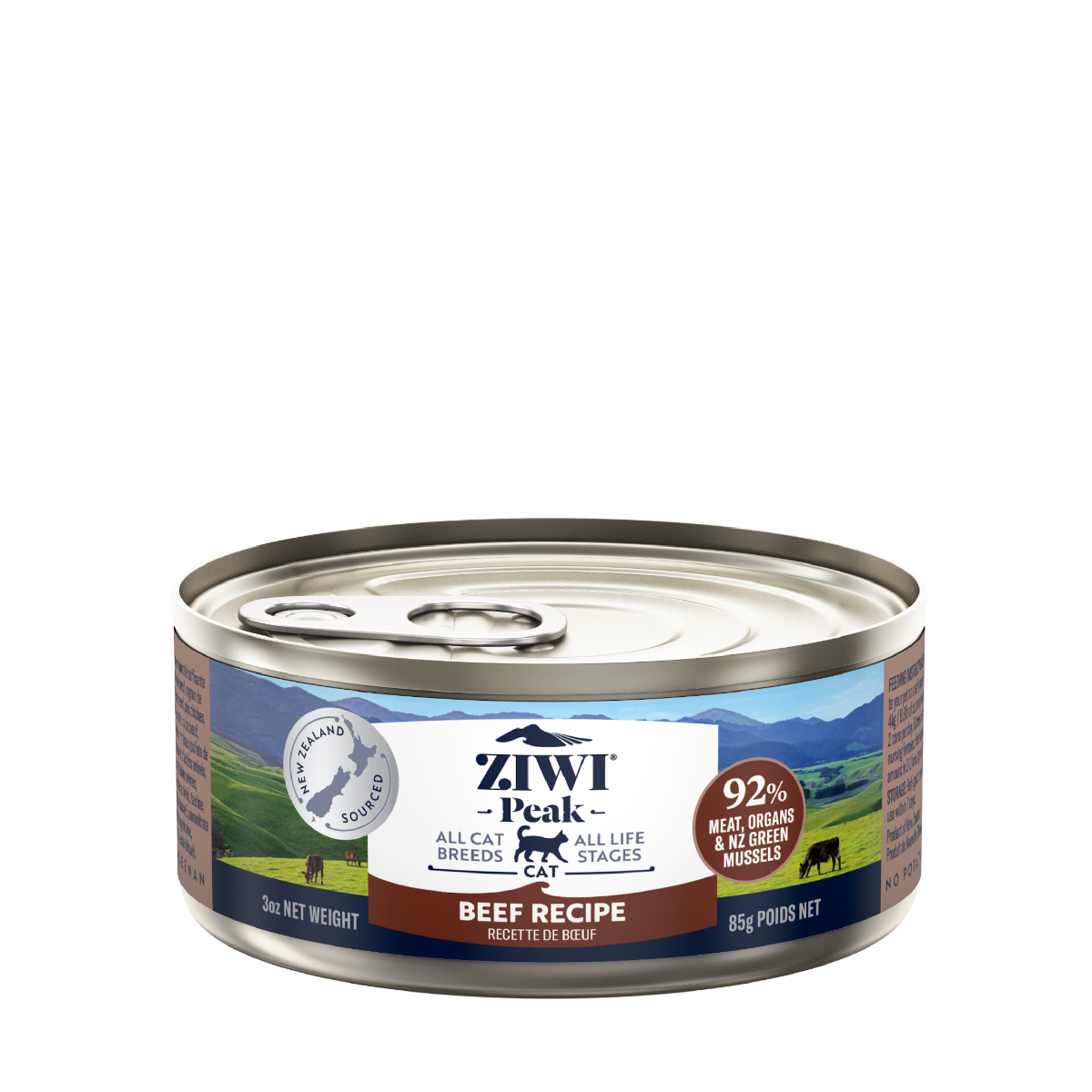 ZIWI Peak Beef Recipe Wet Cat Food  185G/NA