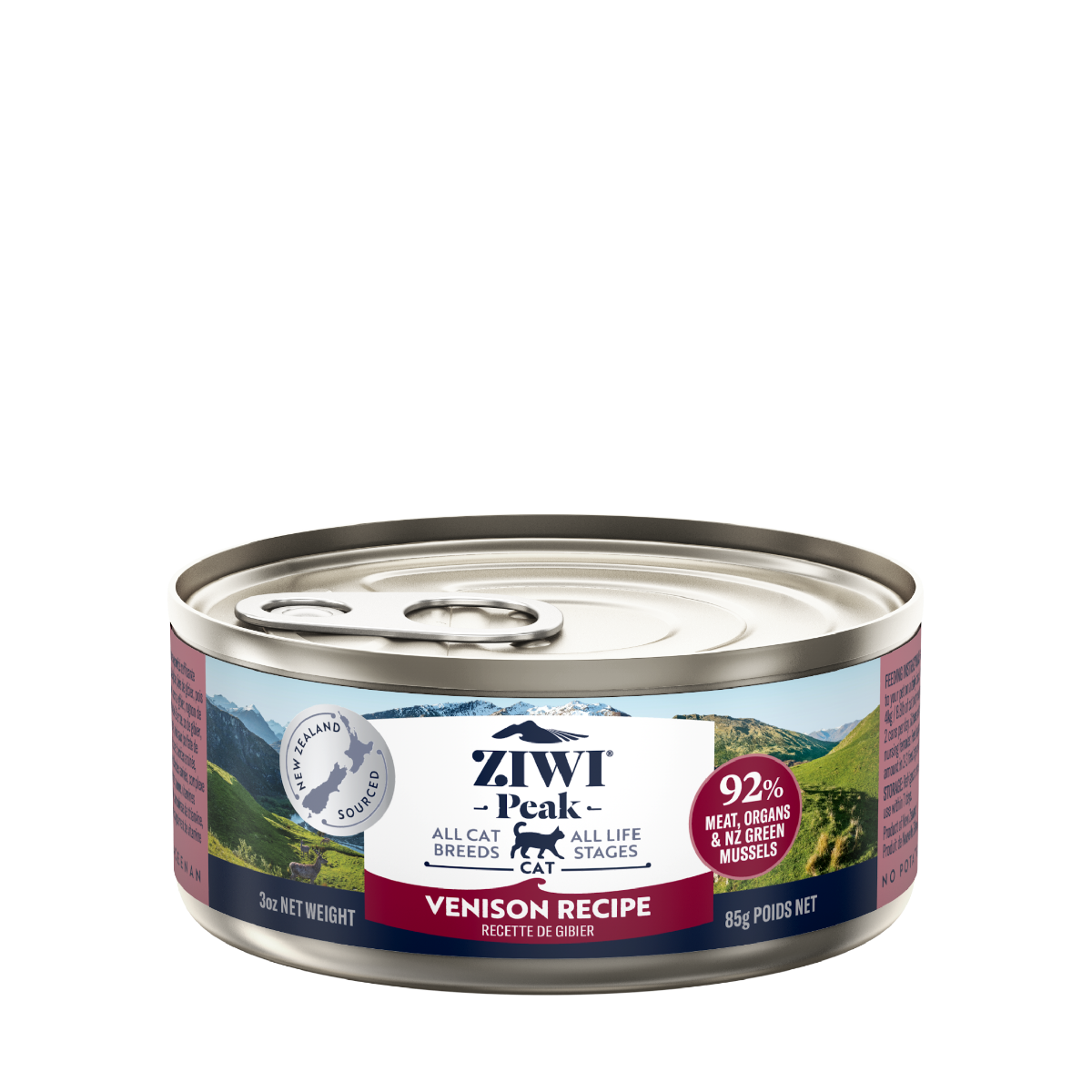 ZIWI Peak Venison Recipe Wet Cat Food 185G/NA