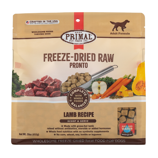 Primal Canine Lamb Pronto - PetCentral Qatar