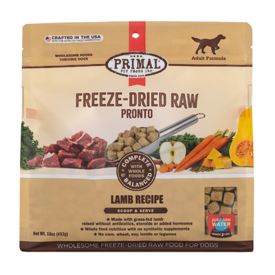 Primal Canine Lamb Pronto - PetCentral Qatar