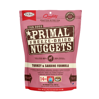 Primal Canine Turkey & Sardine Freeze-Dried Formula - PetCentral Qatar